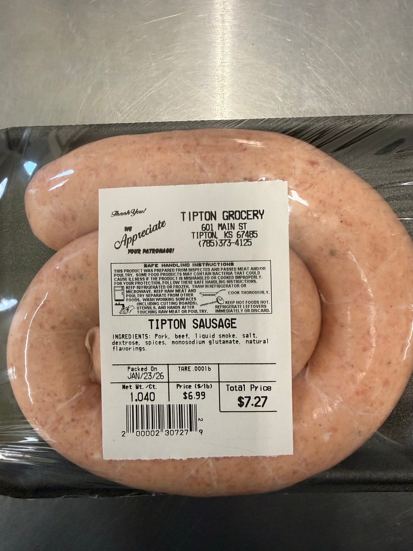 Tipton Sausage Links